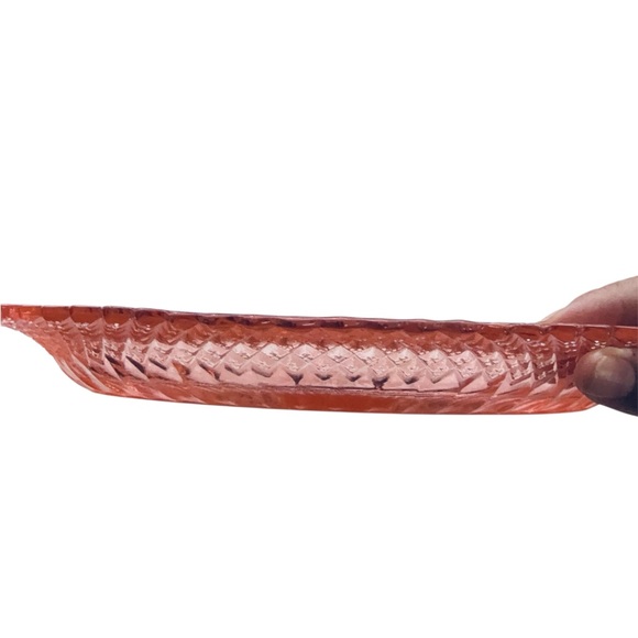 Vintage Anchor Hocking Miss America Pink Depression Glass Celery Dish - Picture 10 of 12